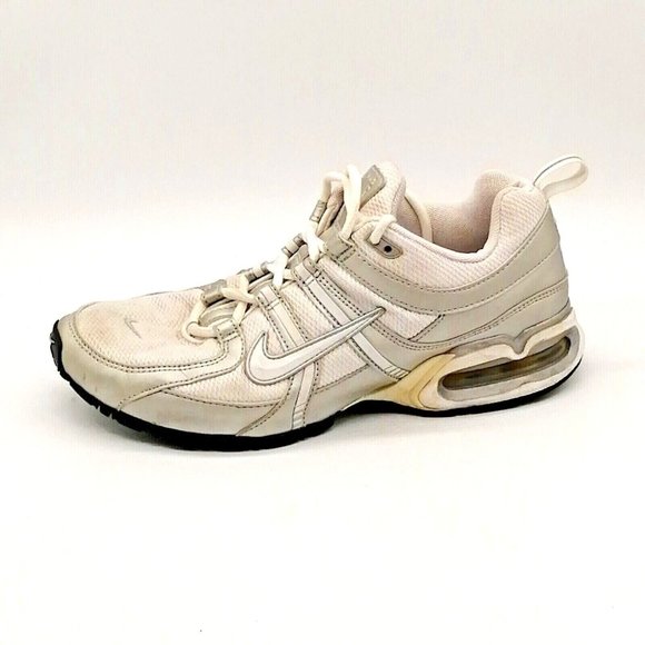Nike Air Max Womens Low Top Sneaker Silver‎ Lace Up Wedge Padded Collar 8.5 - Picture 1 of 10